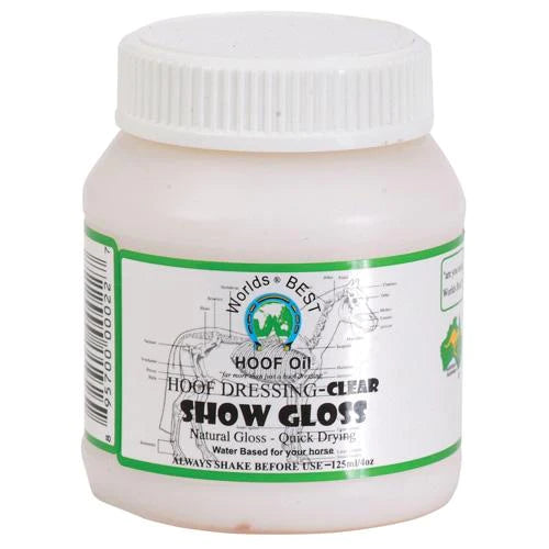 Worlds Best Hoof Oil Show Gloss