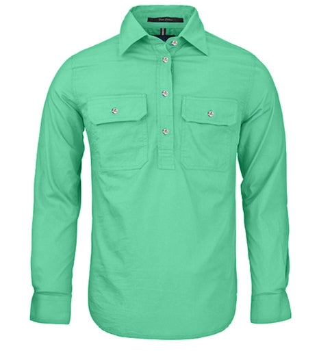 Pilbara Womens Closed Front Shirt - Mint