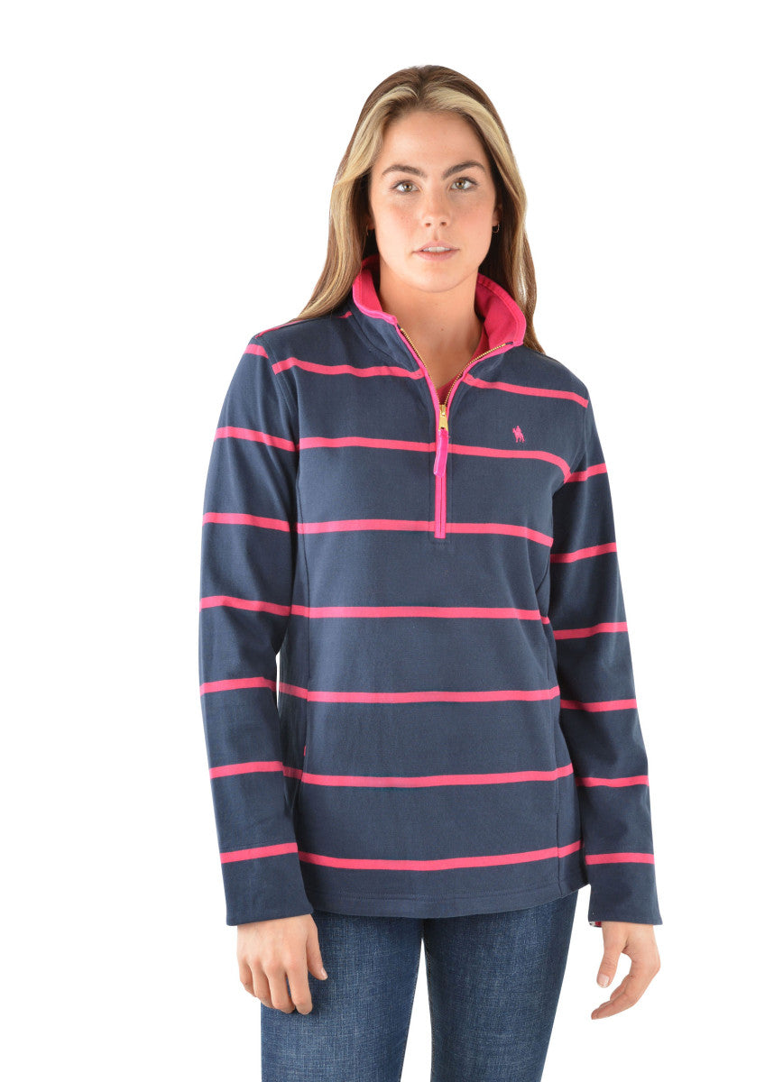 Thomas Cook Nicole Stripe Zip Rugby